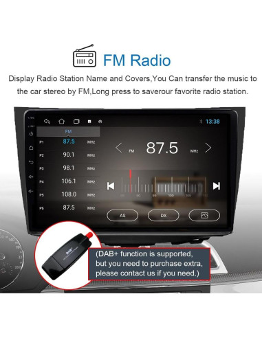 Estéreo de Coche GOJOHO para Suzuki Kizashi 2005-2019 9" GPS