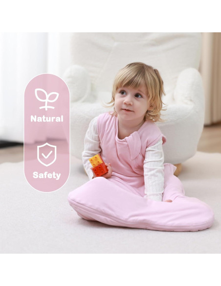Saco de Sueño Unisex Mosebears 0-6 Meses Rosa 2.5 Tog Saco de Sueño Unisex Mosebears 0-6 Meses Rosa 2.5 Tog