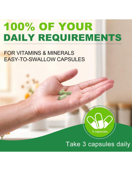 Multivitaminas para Hombres 50+ ZHPHK - 120 Cápsulas Orgánicas Multivitaminas para Hombres 50+ ZHPHK - 120 Cápsulas Orgánicas