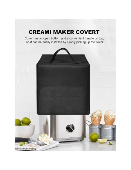 Cubierta de Máquina de Helados EiiJugaloo 2QT Nylon Impermeable Cubierta de Máquina de Helados EiiJugaloo 2QT Nylon Impermeable