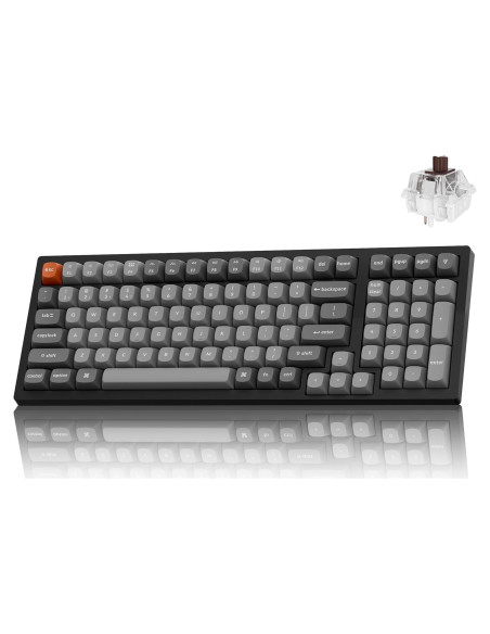 Teclado Mecánico Inalámbrico Keychron K4 Max 96% Retroiluminado Teclado Mecánico Inalámbrico Keychron K4 Max 96% Retroiluminado