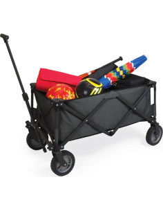 Carro Plegable de Aventura Picnic Time 90.4x48.0x55.2cm Gris 2