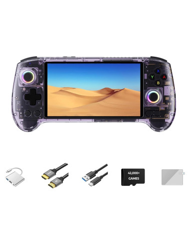 Consola de Juegos Retro Portátil RG557 - 42K Juegos, Pantalla AMOLED 5.48"