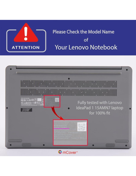 mCover Case Aqua para Lenovo IdeaPad 1 15" 2022-2024 mCover Case Aqua para Lenovo IdeaPad 1 15" 2022-2024