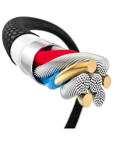 Cable de actualización MMCX 4.4mm OKCSC 1.31m chapado en oro