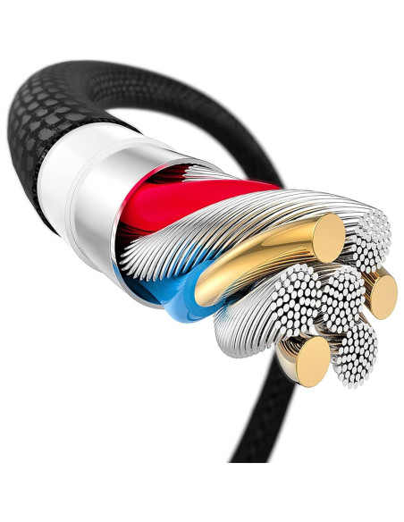 Cable de actualización MMCX 4.4mm OKCSC 1.31m chapado en oro Cable de actualización MMCX 4.4mm OKCSC 1.31m chapado en oro