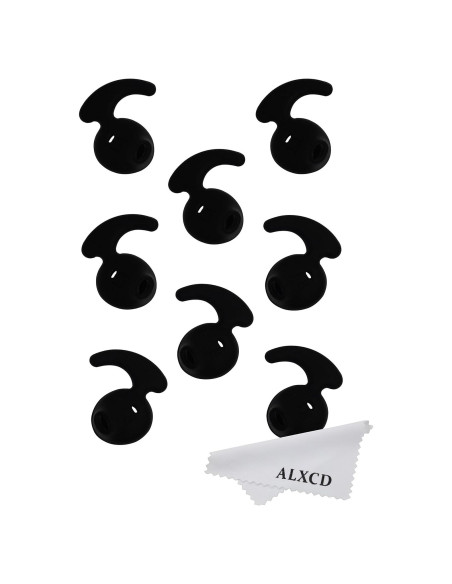 Consejos de Auriculares ALXCD para Samsung Level U - 4 Pares Negros Consejos de Auriculares ALXCD para Samsung Level U - 4 Pares Negros