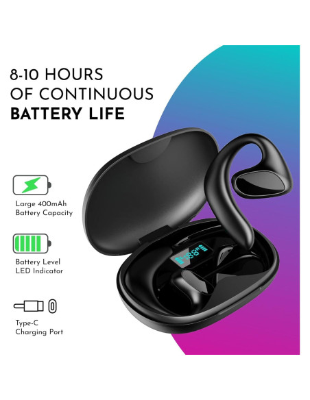 Auriculares de Traducción AI KojinTora Inalámbricos Bluetooth Negro Auriculares de Traducción AI KojinTora Inalámbricos Bluetooth Negro