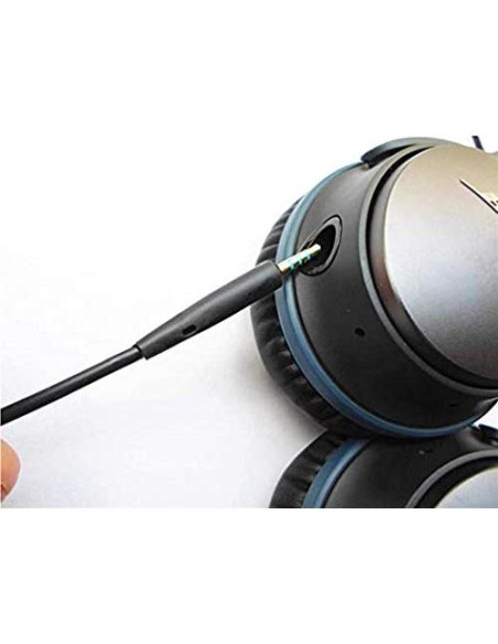 Cable de Audio de Reemplazo Xivip 1.52m 2.5mm a 3.5mm Negro Cable de Audio de Reemplazo Xivip 1.52m 2.5mm a 3.5mm Negro