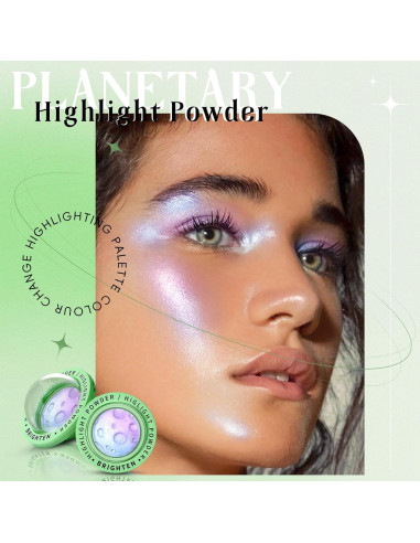 Paleta de Iluminador Facial HOSAILY Multicromo 25g
