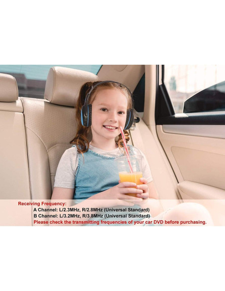 Auriculares Inalámbricos IR Simolio SM-562B1 para DVD de Coche Auriculares Inalámbricos IR Simolio SM-562B1 para DVD de Coche
