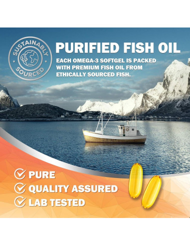 Aceite de Pescado Omega 3 2400 mg Nature's Nutrition - 60 Cápsulas