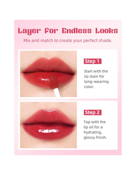 Set de Tinte Labial y Aceite Labial Bayfree - Coral Caliente Set de Tinte Labial y Aceite Labial Bayfree - Coral Caliente