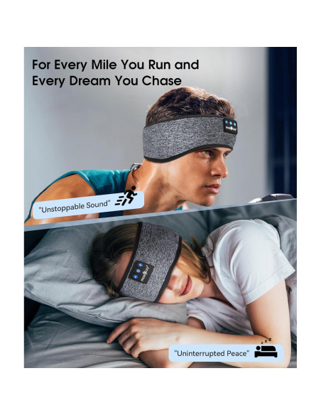 Auriculares Bluetooth para Dormir MUSICOZY Banda Ajustable Auriculares Bluetooth para Dormir MUSICOZY Banda Ajustable