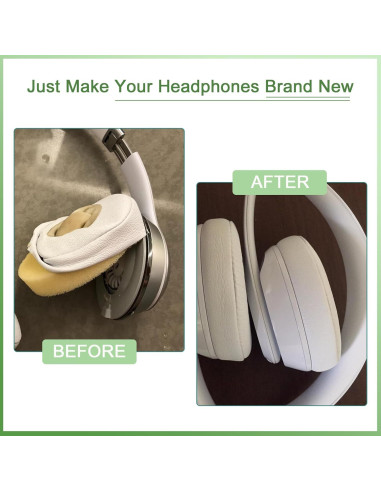 Almohadillas de Repuesto para Auriculares Beats Solo2 y 3 - Negro