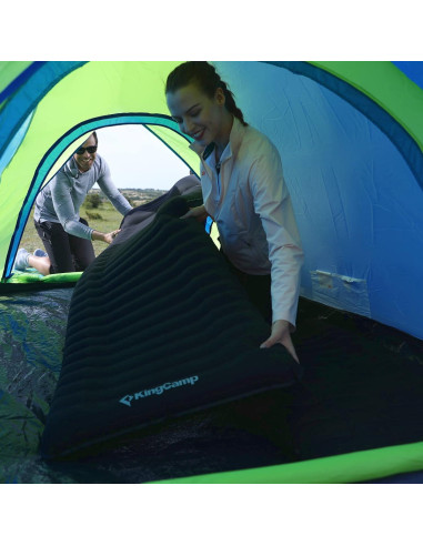 Colchón Inflable KingCamp 210x65x10cm para Camping