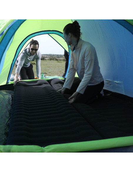 Colchón Inflable KingCamp 210x65x10cm para Camping Colchón Inflable KingCamp 210x65x10cm para Camping