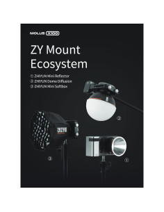 Luz de Estudio LED Bi-Color ZHIYUN MOLUS X100 100W 2