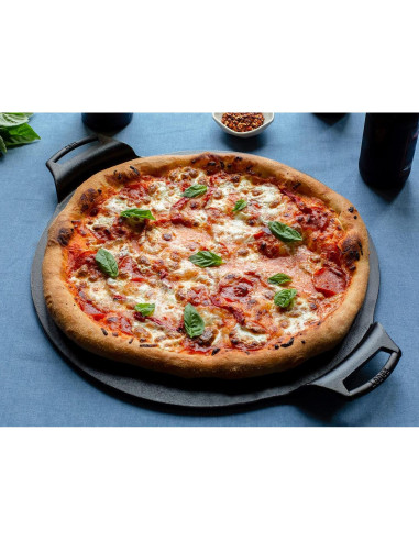 Sartén para Pizza Lodge de Hierro Fundido 38 cm Sazonada