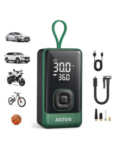 Compresor de Aire Portátil AstroAI L7 150PSI Verde