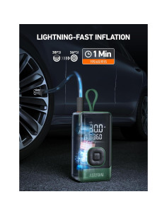 Compresor de Aire Portátil AstroAI L7 150PSI Verde 2