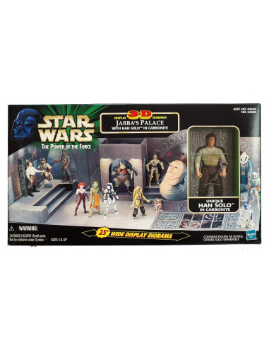 Diorama 3D Star Wars Palacio de Jabba con Han Solo en Carbonita