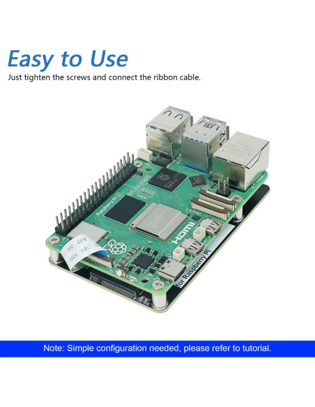 Adaptador M.2 NVMe FREENOVE para Raspberry Pi 5 con SSD 512GB Adaptador M.2 NVMe FREENOVE para Raspberry Pi 5 con SSD 512GB