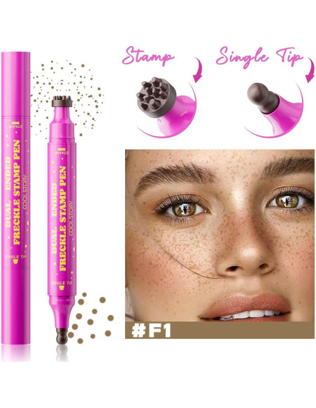Bolígrafo de Sello de Pecas Beauty Glazed - Marrón Beige Bolígrafo de Sello de Pecas Beauty Glazed - Marrón Beige