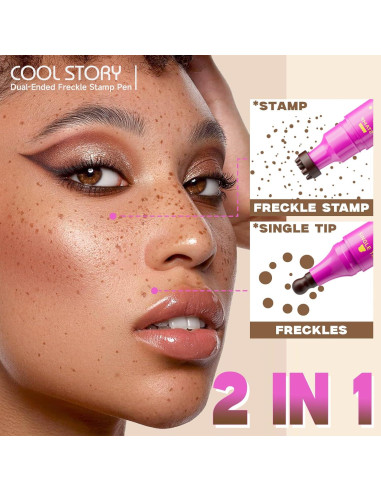 Bolígrafo de Sello de Pecas Beauty Glazed - Marrón Beige