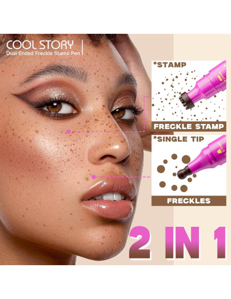 Bolígrafo de Sello de Pecas Beauty Glazed - Marrón Beige Bolígrafo de Sello de Pecas Beauty Glazed - Marrón Beige