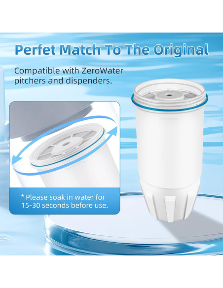 Filtro de Agua Reemplazo APPLIANCEMATES para Jarras y Dispensadores Filtro de Agua Reemplazo APPLIANCEMATES para Jarras y Dispensadores