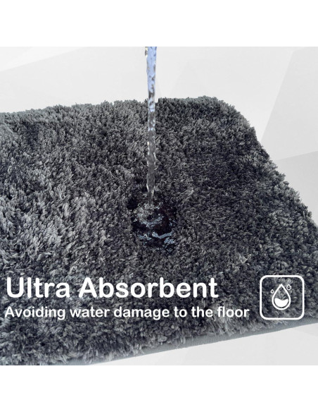 Conjunto de Alfombrillas de Baño wyewye 3 Piezas Antideslizantes Conjunto de Alfombrillas de Baño wyewye 3 Piezas Antideslizantes