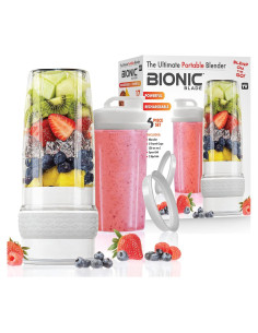 Batidora Personal Bell+Howell Bionic Blade 760 ml Inalámbrica