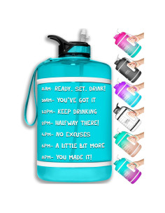 Botella de Agua Motivacional NatureWorks HydroMATE 128 oz