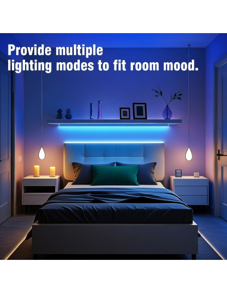Tiras de Luz LED VOLIVO 30.48m RGB con Control Remoto y App Tiras de Luz LED VOLIVO 30.48m RGB con Control Remoto y App