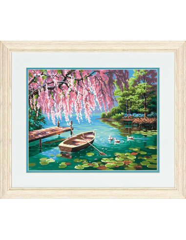 Kit de Pintura por Números Dimensions Belleza Primavera Sauce 35.6x27.9cm