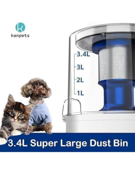 Kit de Aseo para Mascotas PROMOMO - Aspiradora 3.4L, 99% Pelo Kit de Aseo para Mascotas PROMOMO - Aspiradora 3.4L, 99% Pelo