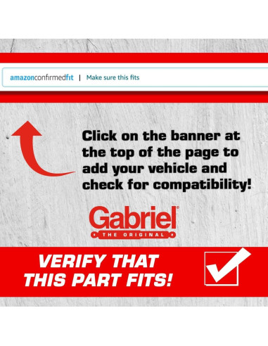 Amortiguadores Traseros Gabriel Ultra G51254 para Chrysler y Dodge