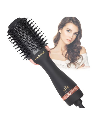 Cepillo Secador de Cabello Nothers 3 Niveles Calor Iónico Negro