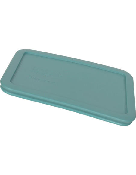 Tapas Plásticas Pyrex 7210-PC 3 Tazas Turquesa - Paquete de 4 Tapas Plásticas Pyrex 7210-PC 3 Tazas Turquesa - Paquete de 4