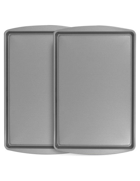 Set de 2 Bandejas para Galletas Antiadherentes Ovenstuff 38.6x25.9 cm Set de 2 Bandejas para Galletas Antiadherentes Ovenstuff 38.6x25.9 cm