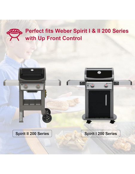 Parrilla Calentadora Uniflasy para Weber Spirit 200 Series 45.72x12.07cm Parrilla Calentadora Uniflasy para Weber Spirit 200 Series 45.72x12.07cm