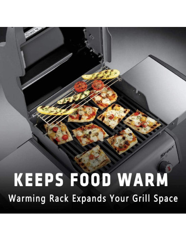 Parrilla Calentadora Uniflasy para Weber Spirit 200 Series 45.72x12.07cm