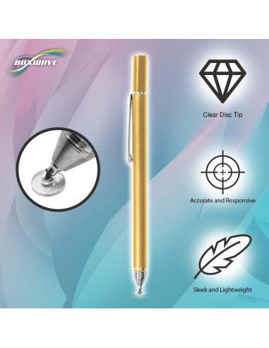 Stylus Pen BoxWave FineTouch Capacitivo - Oro Champán
