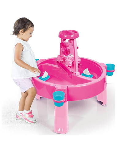 Mesa de Actividad 3-en-1 Dolu Unicornio Rosa para Niños
