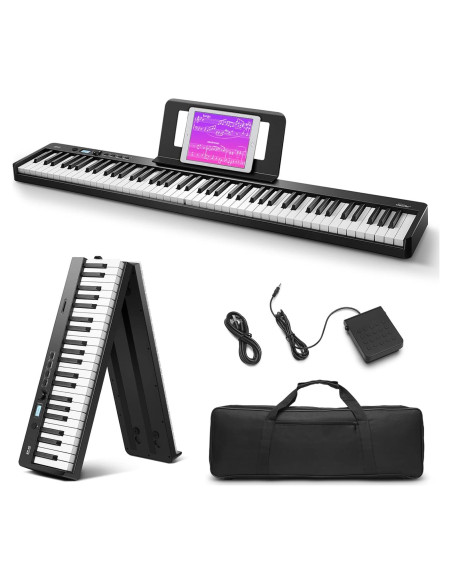 Piano Digital Plegable Eastar EP-10 88 Teclas Bluetooth Portátil Piano Digital Plegable Eastar EP-10 88 Teclas Bluetooth Portátil