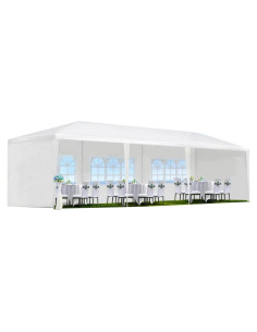Carpa de Boda 10x30 Wheloy Impermeable con Paredes Desmontables