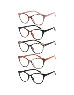 Gafas de Lectura EYEURL Ojos de Gato 5 Paquete 0.5x Antirreflejo 2