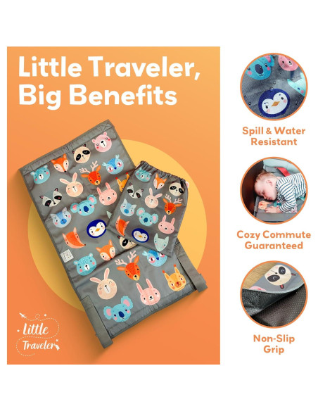 Cama de avión para niños Little Traveler - Gris, 1-4 años Cama de avión para niños Little Traveler - Gris, 1-4 años