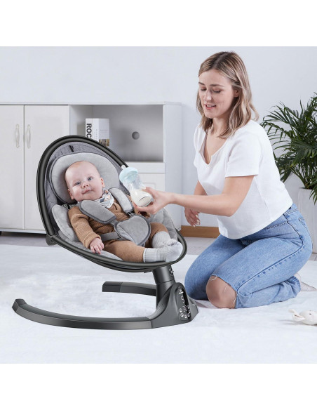 Columpio Eléctrico BabyBond BB008M para Bebés hasta 12.25 kg Columpio Eléctrico BabyBond BB008M para Bebés hasta 12.25 kg